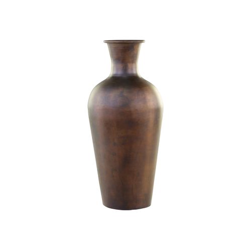 5712750326266 - Chic Antique Alte hohe Vase aus Aluminium Ø195 x H45 cm antik messing