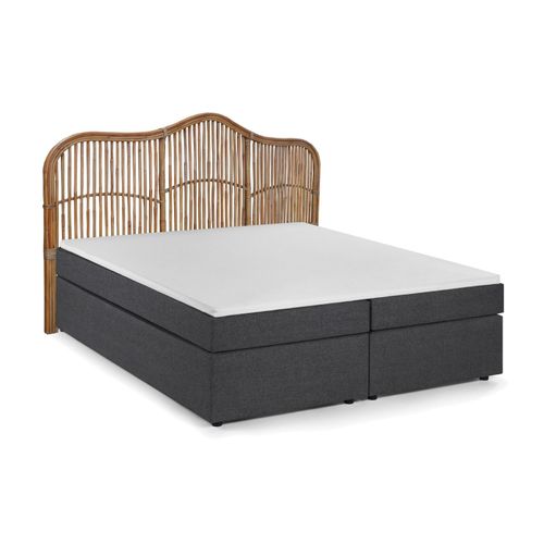 4059865154775 - Boxspringbett 180x200 Rattan Schlafzimmer Bett Doppelbett Ehebett Topper 4059865154775 - Boxspringbett 180x200 Rattan Schlafzimmer Bett Doppelbett Ehebett Topper