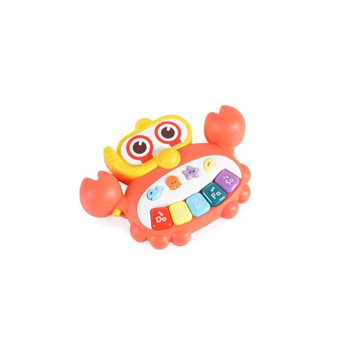 3800146222383 - Musikspielzeug Krabbe HE0535 Melodien Tasten Licht Babyklavier Tiere rot 3800146222383 - Musikspielzeug Krabbe HE0535 Melodien Tasten Licht Babyklavier Tiere rot