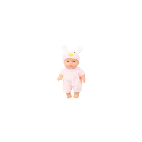 3800146223366 - Kinderpuppe 20 cm Maus Babypuppe Mütze Strampelanzug ab 3 Jahren rosa 3800146223366 - Kinderpuppe 20 cm Maus Babypuppe Mütze Strampelanzug ab 3 Jahren rosa