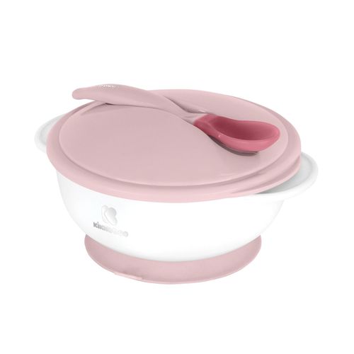 3801302040766 - Kikkaboo Baby Essschüssel 250 ml Löffel mit Wärmesensor Warmhalteschüssel Deckel rosa 3801302040766 - Kikkaboo Baby Essschüssel 250 ml Löffel mit Wärmesensor Warmhalteschüssel Deckel rosa