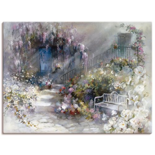 4057738438915 - Wandbild ARTLAND Wortlos Bilder Gr B H 120 cm x 90 cm Leinwandbild Garten Querformat 1 St weiß Bild Poster Bilder als Leinwandbild Wandaufkleber oder in versch Größen 4057738438915 - Wandbild ARTLAND Wortlos Bilder Gr B H 120 cm x 90 cm Leinwandbild Garten Querformat 1 St weiß Bild Poster Bilder als Leinwandbild Wandaufkleber oder in versch Größen