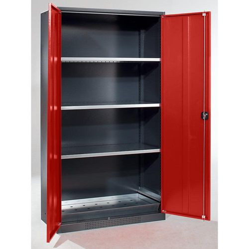 4054923053601 - asecos Chemikalienschrank Tür geschlossen ohne Gefahrstoffbox Türfarbe Verkehrsrot RAL 3020 4054923053601 - asecos Chemikalienschrank Tür geschlossen ohne Gefahrstoffbox Türfarbe Verkehrsrot RAL 3020