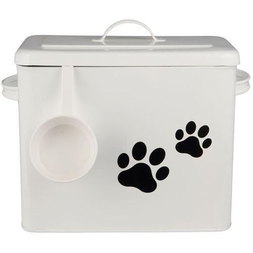 5709898373825 - Metall-Box mit Deckel für Hundefutter + Messbecher 32 x 153 x 27 cm 5709898373825 - Metall-Box mit Deckel für Hundefutter + Messbecher 32 x 153 x 27 cm