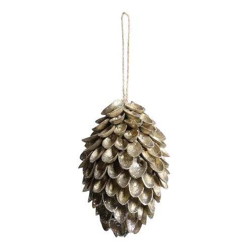 5712750370986 - Chic Antique Weihnachtskugel Zapfenform H11 Ø 75 cm antique messing 5712750370986 - Chic Antique Weihnachtskugel Zapfenform H11 Ø 75 cm antique messing