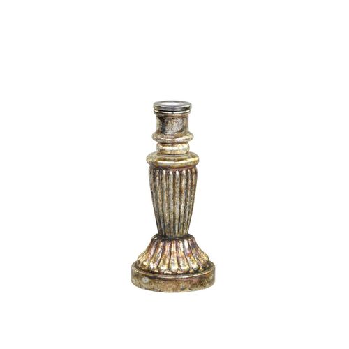 5712750340040 - Chic Antique Kerzenständer Glas antique Kupfer H18 D85 cm 5712750340040 - Chic Antique Kerzenständer Glas antique Kupfer H18 D85 cm