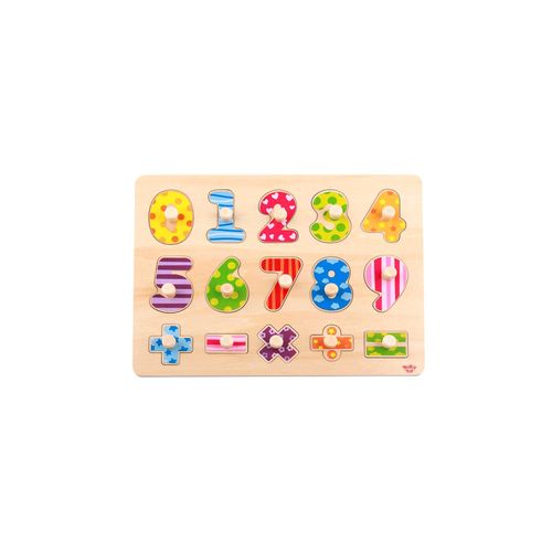 6970090043079 - Tooky Toy Kinder Zahlen Puzzle Holz TY851 Steckspiel aus Holz bunte Zahlen 6970090043079 - Tooky Toy Kinder Zahlen Puzzle Holz TY851 Steckspiel aus Holz bunte Zahlen