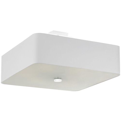 5903282707740 - Incasso quadrato bianco 45cm E27 Plafón de empotrar cuadrado Blanco 45cm E27 - Sollux