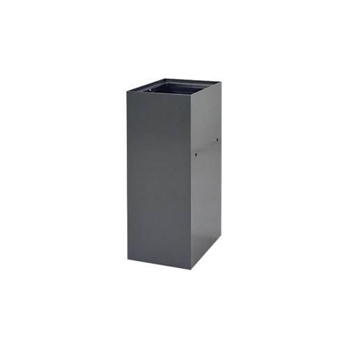 8713631191239 - V-Part Modulares Abfalltrennsystem 60 Liter pulverbeschichteter Stahl B 263 x T 335 x H 700 mm dunkelgrau