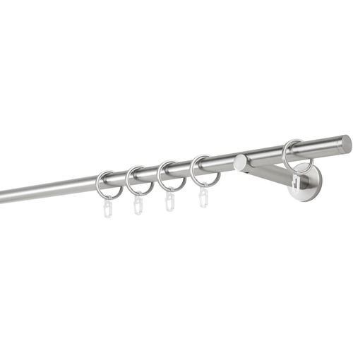 4066866119474 - Gardinenstange MYDECO 20mm Match Wandträger 12 cm Gardinenstangen Gr L 350 cm 1 läufig silberfarben (edelstahlfarben) Gardinenstangen Wandmontage 4066866119474 - Gardinenstange MYDECO 20mm Match Wandträger 12 cm Gardinenstangen Gr L 350 cm 1 läufig silberfarben (edelstahlfarben) Gardinenstangen Wandmontage