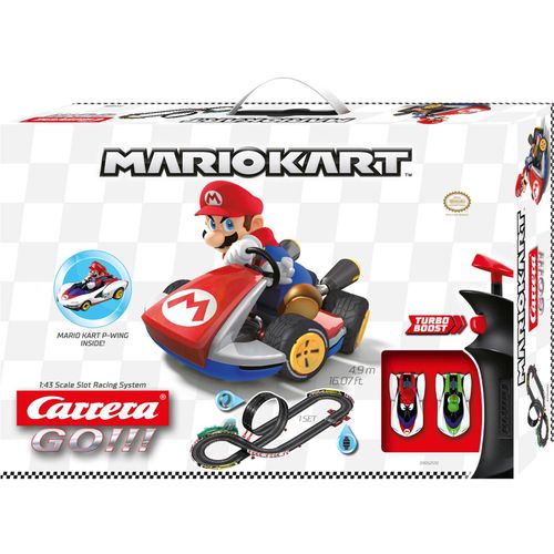 4007486625327 - CARRERA GO!!! - Nintendo Mario Kart - P-Wing Autorennbahn mit Mario und Yoshi