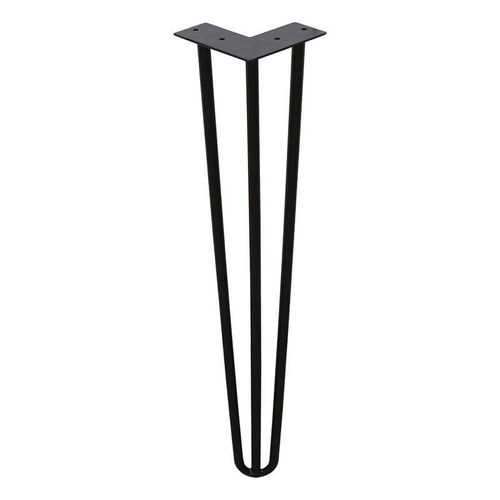 9460565025084 - Swanew - 4x Pieds de table pieds en épingle Hairpin Legs Pieds de table acier diy Patins de table Pieds de table interchangeables 3 étriers-30cm