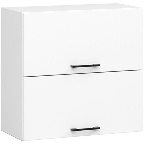 5907504380759 - Akord - Hängeschrank Küchenschrank oliwia G2 modular W60 Weiß 60 cm 2 Türen 2 Ebenen B60 x H58 x T30 cm