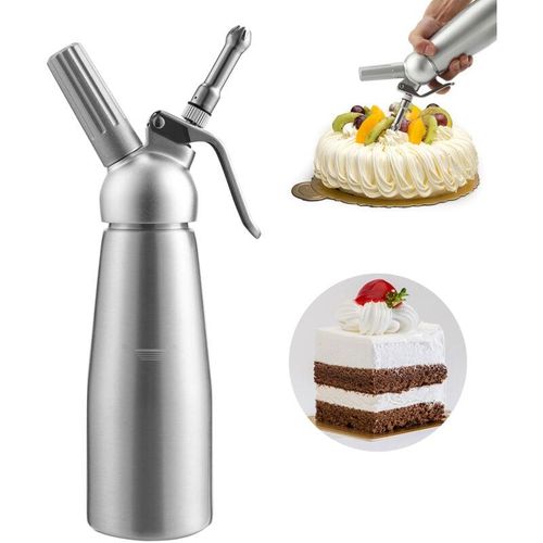 9475631551718 - Distributeur de crème 500ML Whipper Siphon à Chantilly Professionnel Aluminium en acier inoxydable Siphons pour Mousses et Crèmes - Swanew