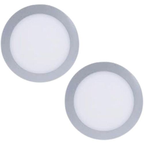 8445386851006 - Forlight - Easy Circular - 2 Downlights con led integrado 4000K para iluminar hacia abajo on off ø225cm Color Gris 8445386851006 - Forlight - Easy Circular - 2 Downlights con led integrado 4000K para iluminar hacia abajo on off ø225cm Color Gris