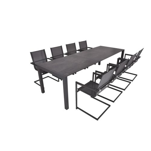 4041908130136 - 9-tlg Garten Tischgruppe Sitzgruppe Tisch Stuhl Aluminium 4041908130136 - 9-tlg Garten Tischgruppe Sitzgruppe Tisch Stuhl Aluminium