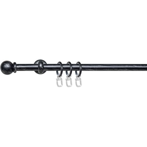 4016318401787 - Gardinenstange Esp Kugel Gardinenstangen Gr L 160 cm Ø 16 mm 1 läufig silberfarben (schwarz silber) Gardinenstangen 1-läufig im Fixmaß Ø 16 mm 4016318401787 - Gardinenstange Esp Kugel Gardinenstangen Gr L 160 cm Ø 16 mm 1 läufig silberfarben (schwarz silber) Gardinenstangen 1-läufig im Fixmaß Ø 16 mm