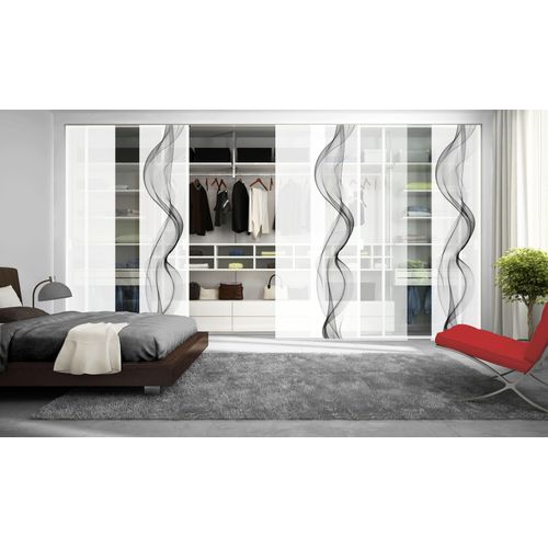 4011714638225 - Schiebegardine HOME WOHNIDEEN EDMONTON grau B60cm H245cm Polyester Gardinen HxB 245x60 inkl Besfestigungszubehör blickdicht 4011714638225 - Schiebegardine HOME WOHNIDEEN EDMONTON grau B60cm H245cm Polyester Gardinen HxB 245x60 inkl Besfestigungszubehör blickdicht