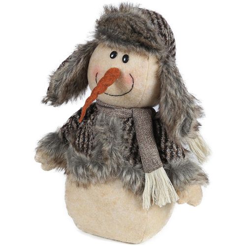 4050223211581 - Schneemann Schneemann - Arktis Weihnachtsdeko Dekofiguren Gr B H T 20 cm x 30 cm x 20 cm grau (hellgrau) Weihnachtsengel Weihnachtsfiguren