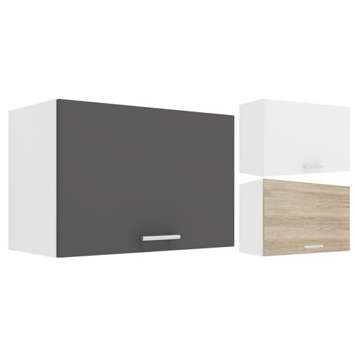 4051814422843 - Küchenschrank Breite 60 cm Klappschrank Hängeschrank Küche Küchenmöbel Esilo (Farbe Weiß Sonoma-Eiche) 4051814422843 - Küchenschrank Breite 60 cm Klappschrank Hängeschrank Küche Küchenmöbel Esilo (Farbe Weiß Sonoma-Eiche)