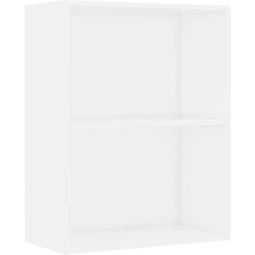 8719883815589 - Vidaxl - Bücherregal 2 Fächer Weiß 60x30x765 cm Holzwerkstoff