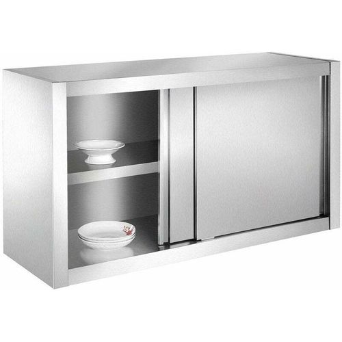 5407007663026 - SSC160 Küchenschrank Hängeschrank aus Edelstahl 160x40x60cm ideal für Restaurants Küchen Kantinen - Grau - Bc-elec 5407007663026 - SSC160 Küchenschrank Hängeschrank aus Edelstahl 160x40x60cm ideal für Restaurants Küchen Kantinen - Grau - Bc-elec