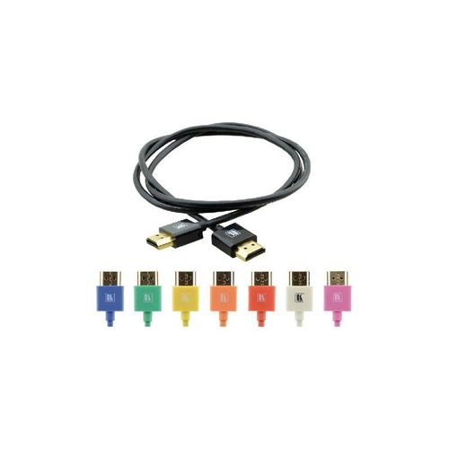 7291063068042 - - flexibles Hochgeschwindigkeits-HDMI-Kabel mit Ethernet ultraflach schwarz (c-hm hm pico bk-10)