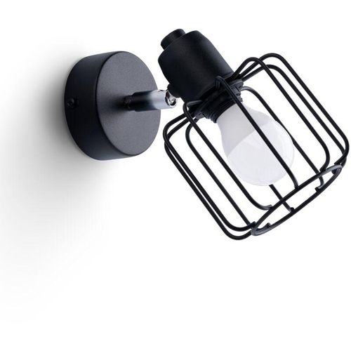 5903282728332 - Sollux - SL1114 Wandleuchte beluci 1XE14 40W Stahl schwarz L14cm B15cm H18cm dimmbar 5903282728332 - Sollux - SL1114 Wandleuchte beluci 1XE14 40W Stahl schwarz L14cm B15cm H18cm dimmbar