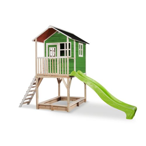 8717703021332 - Exit Toys Loft 700 Holzspielhaus - grün