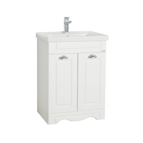 4051814423567 - 2-tlg Waschplatz Waschtisch Breite 60 cm Badmöbel Set mit Landhaus Styl Waschbecken aus Keramik Landhaus Casalo L 4051814423567 - 2-tlg Waschplatz Waschtisch Breite 60 cm Badmöbel Set mit Landhaus Styl Waschbecken aus Keramik Landhaus Casalo L