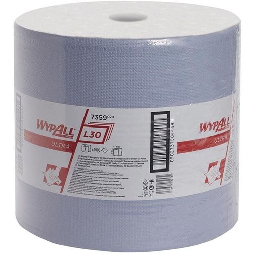 5027375044496 - Wischtücher L30 Ultra 3-lagig 38x35cm Großrolle blau