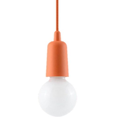5903282705838 - SL0584 Pendelleuchte diego 1 orange l 9 b 9 h 90 Fassung E27 dimmbar - Sollux 5903282705838 - SL0584 Pendelleuchte diego 1 orange l 9 b 9 h 90 Fassung E27 dimmbar - Sollux