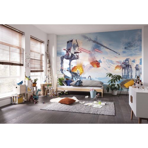 4055065411182 - Fototapete KOMAR Digitaldruck Vlies - Star Wars Hoth Showdown - Größe 400 x 250 cm bunt Rollen Vlies Tapeten Kinderzimmer 4055065411182 - Fototapete KOMAR Digitaldruck Vlies - Star Wars Hoth Showdown - Größe 400 x 250 cm bunt Rollen Vlies Tapeten Kinderzimmer