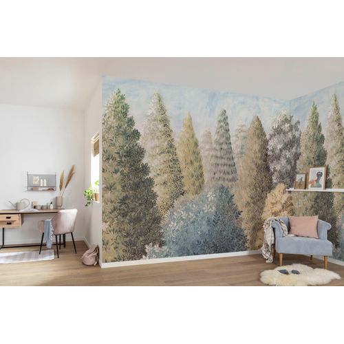 4055065200878 - Fototapete KOMAR Digitaldruck Vlies - Painted Woods - Größe 400 x 250 cm grün Rollen Vlies Tapeten Wohnzimmer Schlafzimmer 4055065200878 - Fototapete KOMAR Digitaldruck Vlies - Painted Woods - Größe 400 x 250 cm grün Rollen Vlies Tapeten Wohnzimmer Schlafzimmer