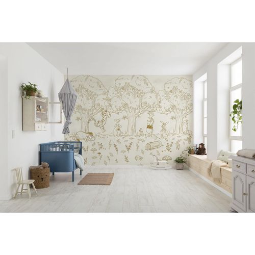 4055065411212 - Fototapete KOMAR Digitaldruck Vlies - Winnie the Pooh Outdoors - Größe 400 x 250 cm bunt Rollen Vlies Tapeten Kinderzimmer
