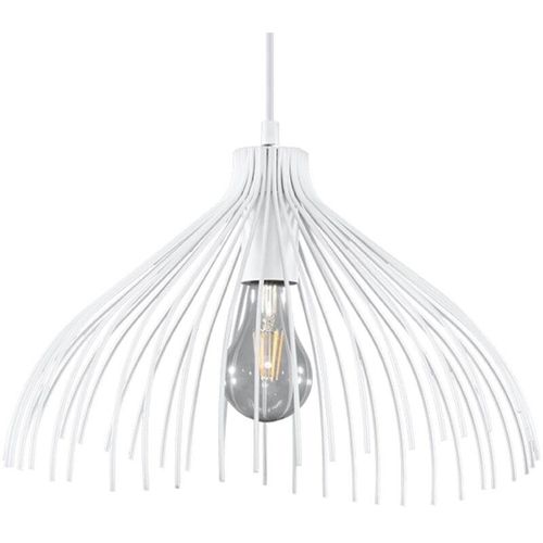 5903282706637 - Sollux - Wire Frame Pendant Light White E27 Wire Frame Pendelleuchte Weiß E27 5903282706637 - Sollux - Wire Frame Pendant Light White E27 Wire Frame Pendelleuchte Weiß E27