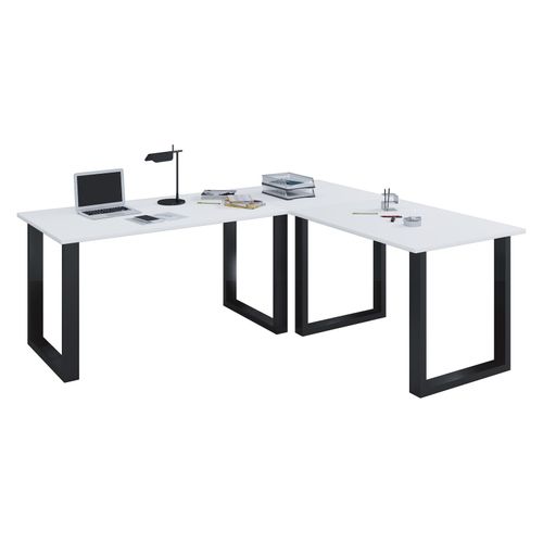 4051814396991 - Holz Schreibtisch Eckschreibtisch schlicht 190x160 L Form links oder rechts Arbeitstisch Platte 50 cm tief Computertisch Büromöbel - Lona U 4051814396991 - Holz Schreibtisch Eckschreibtisch schlicht 190x160 L Form links oder rechts Arbeitstisch Platte 50 cm tief Computertisch Büromöbel - Lona U