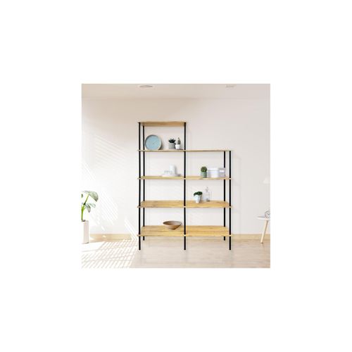 4058166301147 - HOME DELUXE Regal INDU Oiled Oak 140 x 35 x 196 cm - versch Auführungen 4058166301147 - HOME DELUXE Regal INDU Oiled Oak 140 x 35 x 196 cm - versch Auführungen