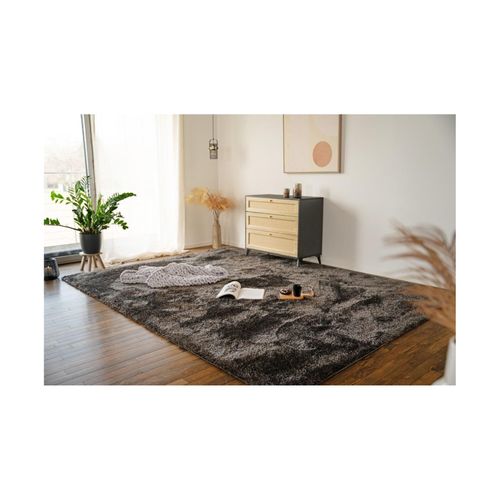 4058166280817 - Hochflor Teppich sofi Farbe Anthrazit Größe 110 x 60 cm Teppich Hochflorteppich Flor Wohnzimmer - Home Deluxe 4058166280817 - Hochflor Teppich sofi Farbe Anthrazit Größe 110 x 60 cm Teppich Hochflorteppich Flor Wohnzimmer - Home Deluxe