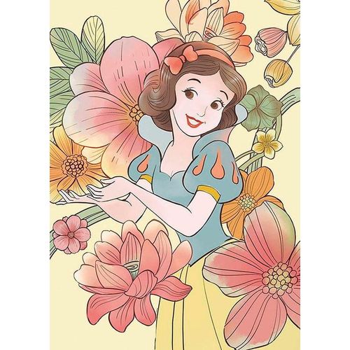 4055065161667 - KOMAR Poster Snow White Flowers Bilder Kinderzimmer Schlafzimmer Wohnzimmer Gr B H 50 cm x 70 cm Disney 1 St bunt Poster