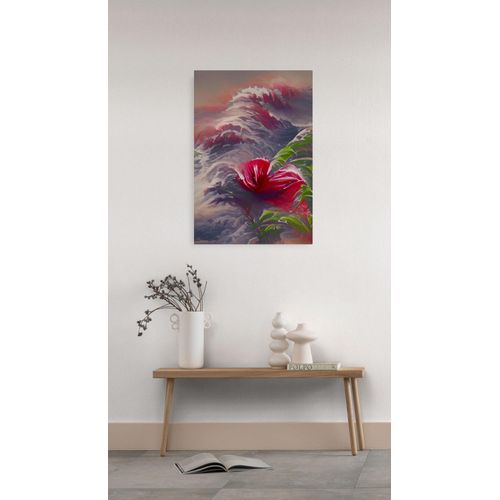 4055065030864 - Wandbild KOMAR Blossom Wave Bilder Gr Ø 1 St bunt Kunstdrucke Keilrahmenbild - Blossom Wave Größe 40 x 60 cm