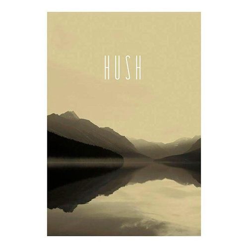 4055065153884 - KOMAR Poster Word Lake Hush Sand Bilder Kinderzimmer Schlafzimmer Wohnzimmer Gr B H 50 cm x 70 cm Natur 1 St bunt Poster