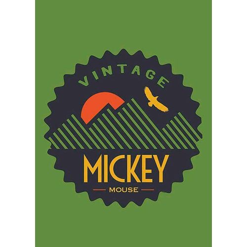 4055065161339 - KOMAR Poster Mickey Mouse Vintage Bilder Kinderzimmer Schlafzimmer Wohnzimmer Gr B H 50 cm x 70 cm Disney 1 St bunt Poster