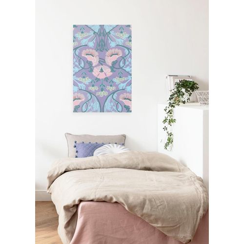 4055065031274 - Leinwandbild KOMAR Mandala Mauve Bilder Gr B 60 cm 1 St bunt Leinwandbilder 60x90 cm (Breite x Höhe) Keilrahmenbild