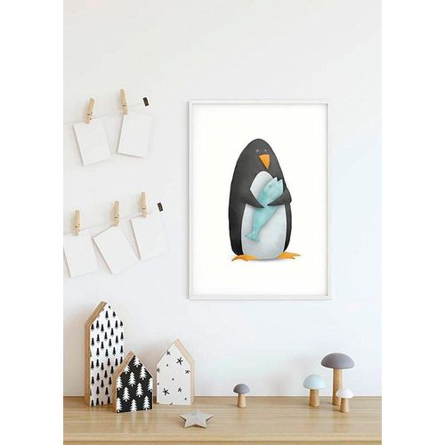 4055065154584 - KOMAR Poster Cute Animal Penguin Bilder Kinderzimmer Schlafzimmer Wohnzimmer Gr B H 50 cm x 70 cm Tiere 1 St bunt Poster