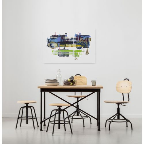 4055065031441 - Leinwandbild KOMAR Flying Car Bilder Gr B 60 cm 1 St bunt Leinwandbilder 60x90 cm (Breite x Höhe) Keilrahmenbild