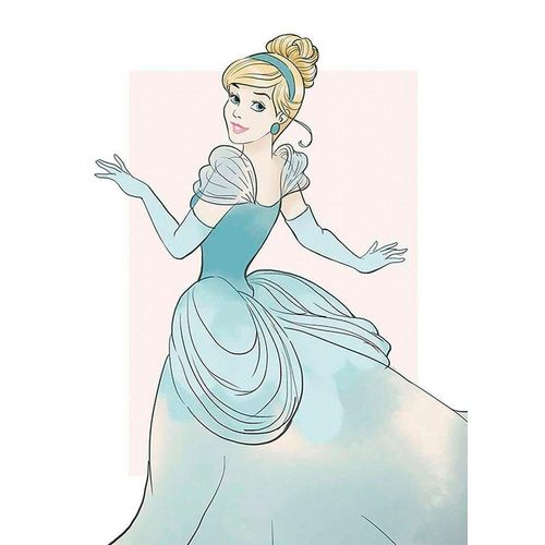4055065160400 - KOMAR Poster Cinderella Beauty Bilder Kinderzimmer Schlafzimmer Wohnzimmer Gr B H 50 cm x 70 cm Disney 1 St bunt Poster