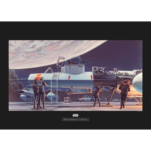 4055065164743 - Bild »Star Wars Classic RMQ Yavin Hangar« Star Wars (1 St) Wandbild zur Dekoration im Kinderzimmer - ohne Rahmen
