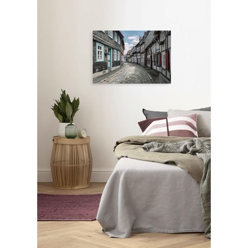 4055065031854 - Leinwandbild Keilrahmenbild - Narrow Trails - Größe 60 x 40 cm Baum Berge Blumen Blätter Foto Jahreszeiten Landschaft Meer Natur Palmen Strand (Packung 1 St) 60x40 cm (Breite x Höhe) Keilrahmenbild bunt