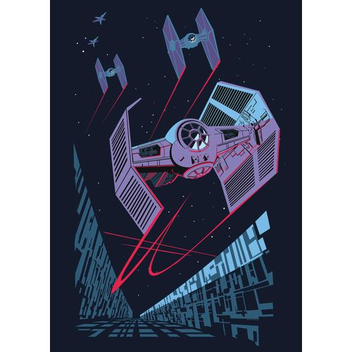 4055065163074 - Bild »Star Wars Classic Vector TIE-Fighter« Star Wars (1 St) Wandbild zur Dekoration im Kinderzimmer - ohne Rahmen